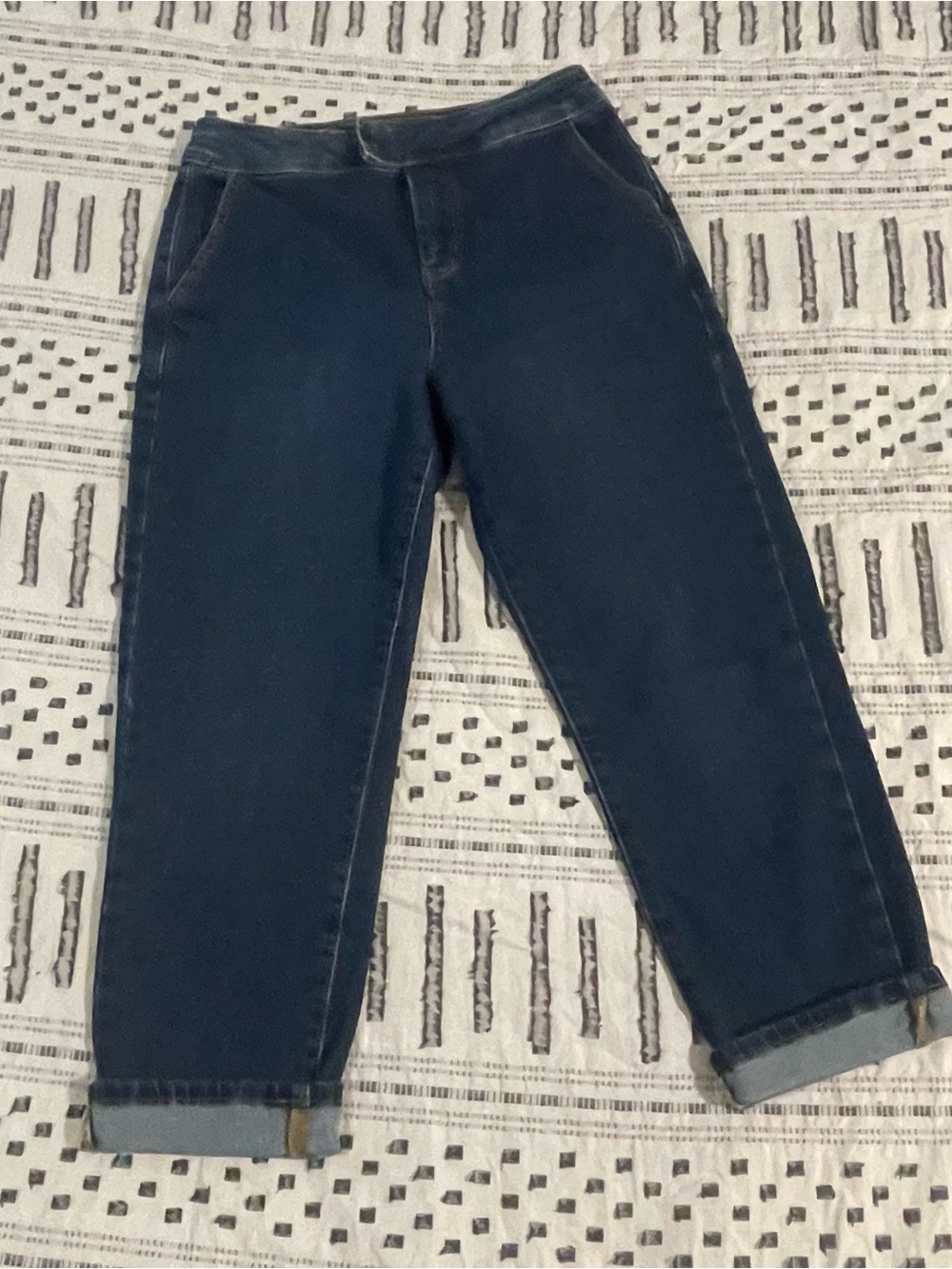Boden Dark Wash Straight-Leg Jeans